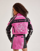 First Row Leather Racing Jacket
