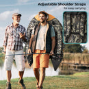 Portable Fishing Boat With 3 Detachable Storage Boxes-Camouflage