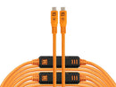Tether Tools TetherPro Optima USB-C Cable (15', High-Visibility Orange)