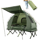 5-in-1 2-Person Foldable Outdoor Camping Tent Cot With Air Mattress and Sleeping Bag