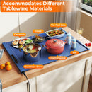 Food Warming Mat Rollable and Portable Electric Warming Tray With Fasting Heating-Blue
