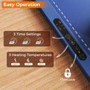 Food Warming Mat Rollable and Portable Electric Warming Tray With Fasting Heating-Blue