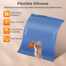 Food Warming Mat Rollable and Portable Electric Warming Tray With Fasting Heating-Blue