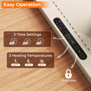 Food Warming Mat Rollable and Portable Electric Warming Tray With Fasting Heating-Beige