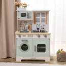 Wooden Kids Play Kitchen Set - Fresh Garden