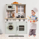 Wooden Kids Play Kitchen Set - Fresh Garden