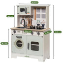 Wooden Kids Play Kitchen Set - Fresh Garden