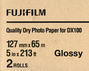 Fuji DX100 Paper Glossy 5"x213' (2-Pack)