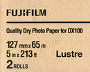 Fuji DX100 Paper Lustre 5"x213' (2-Pack)