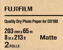 Fuji DX100 Paper Fine Art Matte 8"x196’ (2-Pack)
