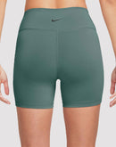 Nike One Dri-FIT High-Waisted 5" Bike Green Shorts