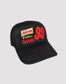 GENERAL RELATIVITY COMPANY LLC Ask Me Trucker Black Snapback