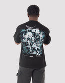 SJP DISTRIBUTION COMPANY Sixth June Flower Square Black Tee