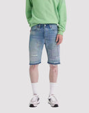 Levi 501 Glacier Stitch Hem Denim Shorts