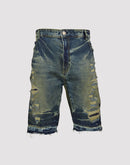 Grindhouse Frayed Edge Denim Shorts