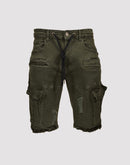 Grindhouse Distressed Twill Cargo Shorts