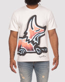 Akoo Brush Snobby White Tee