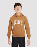 Nike Club Fleece HBR Big Boys' Flax Hoodie