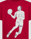 Jordan Big Boys' Dots Tee - Red