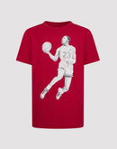 Jordan Big Boys' Dots Tee - Red