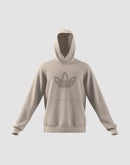 Adidas Outlined Trefoil Pullover Fleece Hoodie