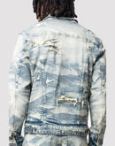Grindhouse Lightning Effect Denim Jacket