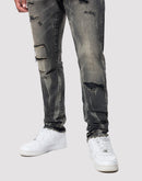 Grindhouse Streaked Slim Fit Jeans