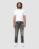 Grindhouse Streaked Slim Fit Jeans