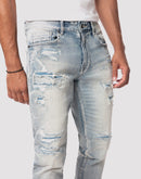 Grindhouse Side Streaked Slim Fit Jean