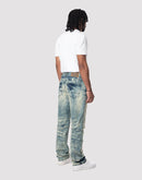 Grindhouse Streak Bleach Slim Fit Distressed Denim Jeans