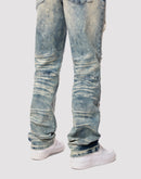 Grindhouse Streak Bleach Slim Fit Distressed Denim Jeans