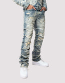Grindhouse Lightning Effect Toasted Denim Jean