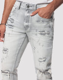 Grindhouse Rip N Tear Slim Fit Jeans