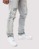 Grindhouse Rip N Tear Slim Fit Jeans