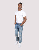 Grindhouse Vintage Rip N Repair Slim Fit Denim Jeans
