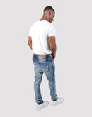 Grindhouse Vintage Rip N Repair Slim Fit Denim Jeans