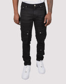 Grindhouse Side Cargo Multi Pocket Denim Jeans