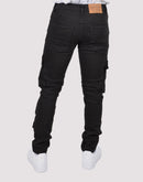 Grindhouse Side Cargo Multi Pocket Denim Jeans