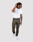 Grindhouse Twill Front Cargo Log Zip Pants