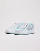 Nike Air Force 1 Preschool Girls' "Pure Platinum/Mtlc Silver"