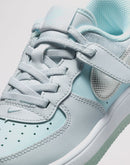 Nike Air Force 1 Low EasyOn Toddler Girls' "Pure Platinum/Metallic Silver"