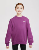 Nike Sportswear Club Fleece Crewneck Sweatshirt-Purple
