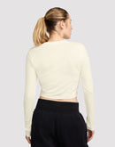 Nike Sportswear Chill Knit Slim Long-Sleeve Crop Shirt