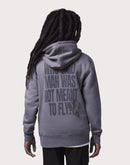 Jordan J Day Flight Big Boys' Pewter Hoodie