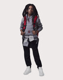 Jordan J Day Flight Big Boys' Pewter Hoodie