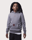 Jordan J Day Flight Big Boys' Pewter Hoodie