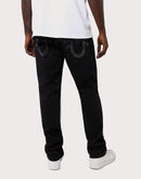 True Religion Ricky Crystal Logo Straight Fit Denim Jeans