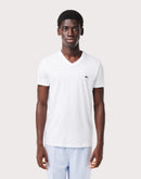 Lacoste Jersey Print V-Neck Tee