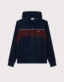 Lacoste Colorblock Full-Zip Fleece Hoodie Jacket