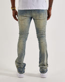GFTD LA Jazz Stacked Rhinestone Denim Jeans